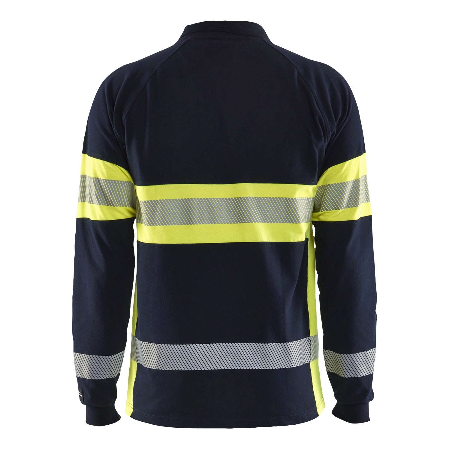 Blaklader BLAKLADER 34381741 Multinorm Long sleeved Polo Hi Vis Reflective Long Sleeve Work Polo MEN - Flame Retardant - 343817418933_2