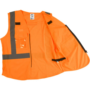 Milwaukee High-Visibility Vests - Orange