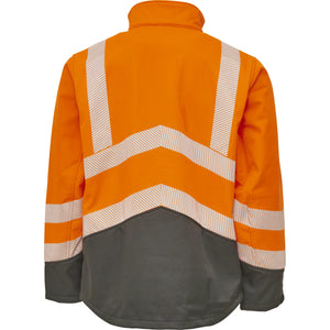 ELKA Rainwear - Visible Xtreme Softshell jacket - Fluorescent Orange/Black