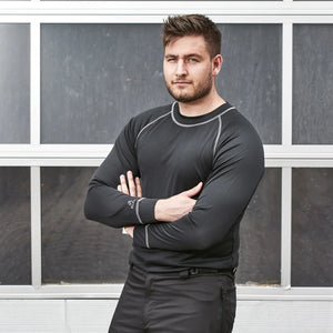 ELKA Rainwear - Thermal Base Layer - Crew Shirt - Black