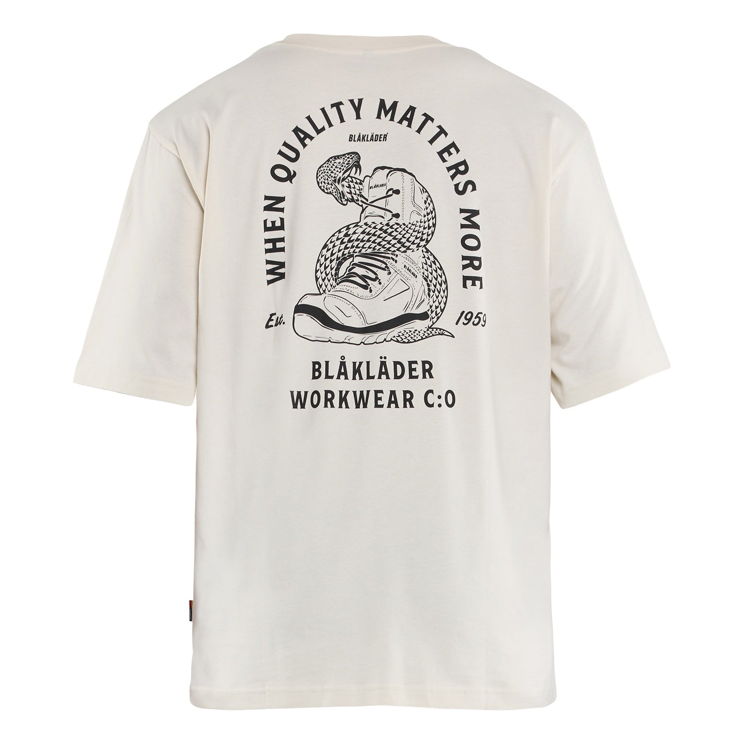 Blaklader BLAKLADER 94271030 T shirt Snake Loose Fit Short Sleeve Work T-Shirt MEN - 100% Cotton - 942710302000_2
