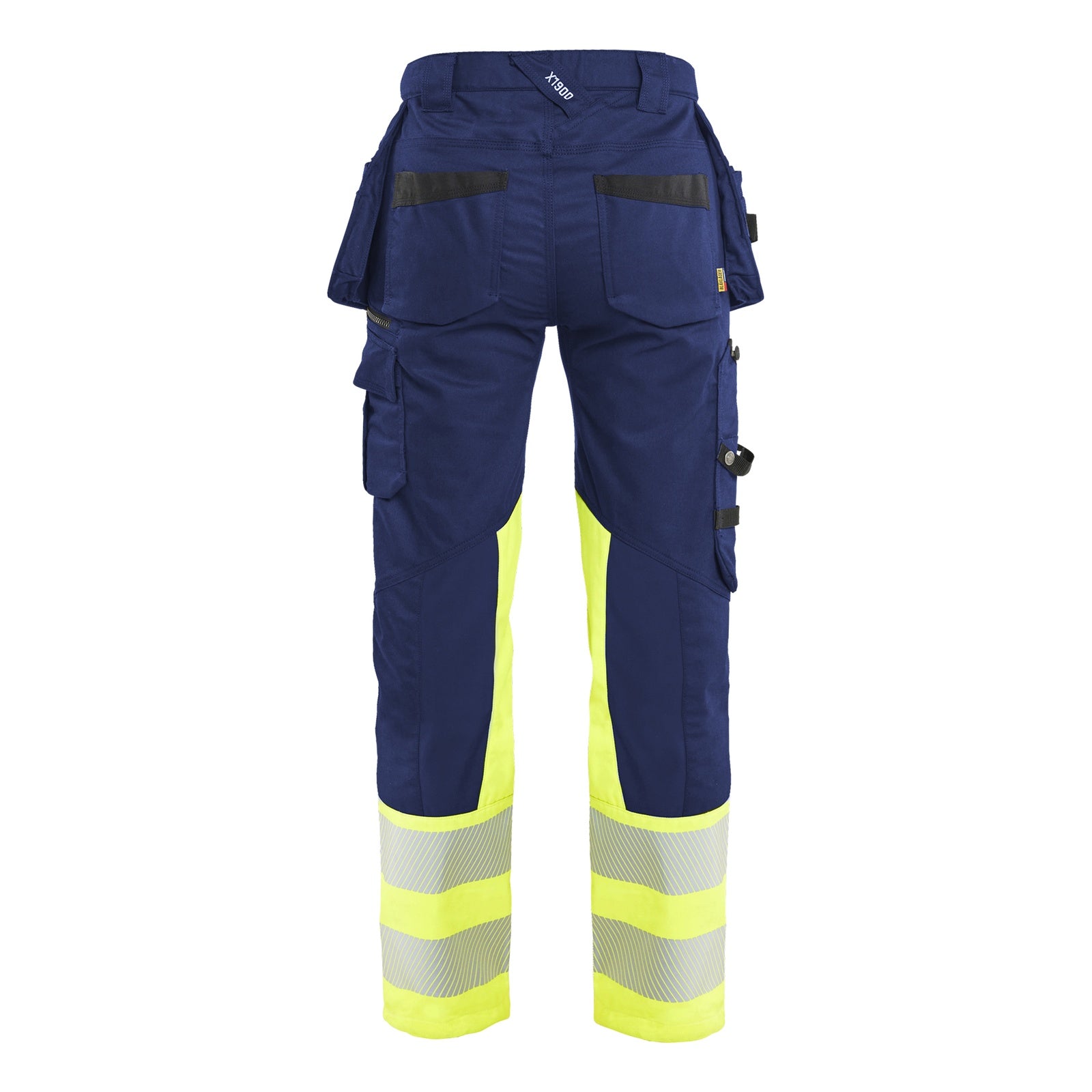 Blaklader BLAKLADER 70301149 | Women's Hi vis Trousers Stretch Hi Vis Reflective Work Trousers Women - Cordura Denim - 703011498933_2