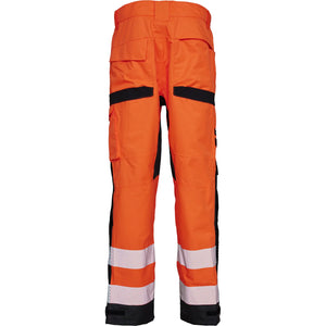 ELKA Rainwear - Visible Xtreme Recycled Waist Trousers - Fluorescent Orange/Black
