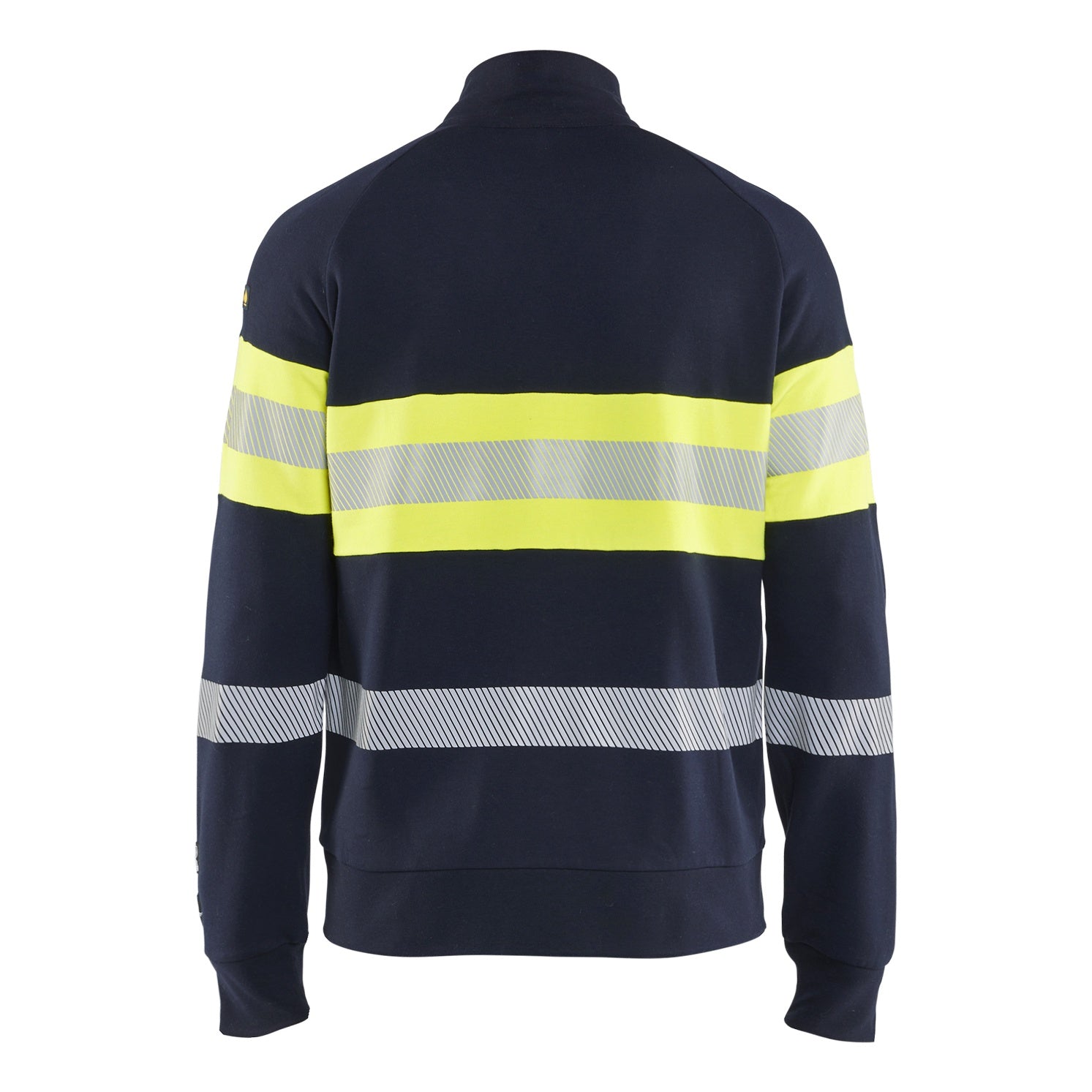 Blaklader BLAKLADER 34621762 MULTINORM Hi Vis Reflective Full-Zip Work Sweatshirt MEN - Flame Retardant - 346217628933_2
