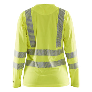 Blaklader BLAKLADER 34851013 Women's Hi Vis t shirt long sleeve Hi Vis Reflective Long Sleeve Work T-Shirt WOMEN - 100% Polyester - 348510133300_2