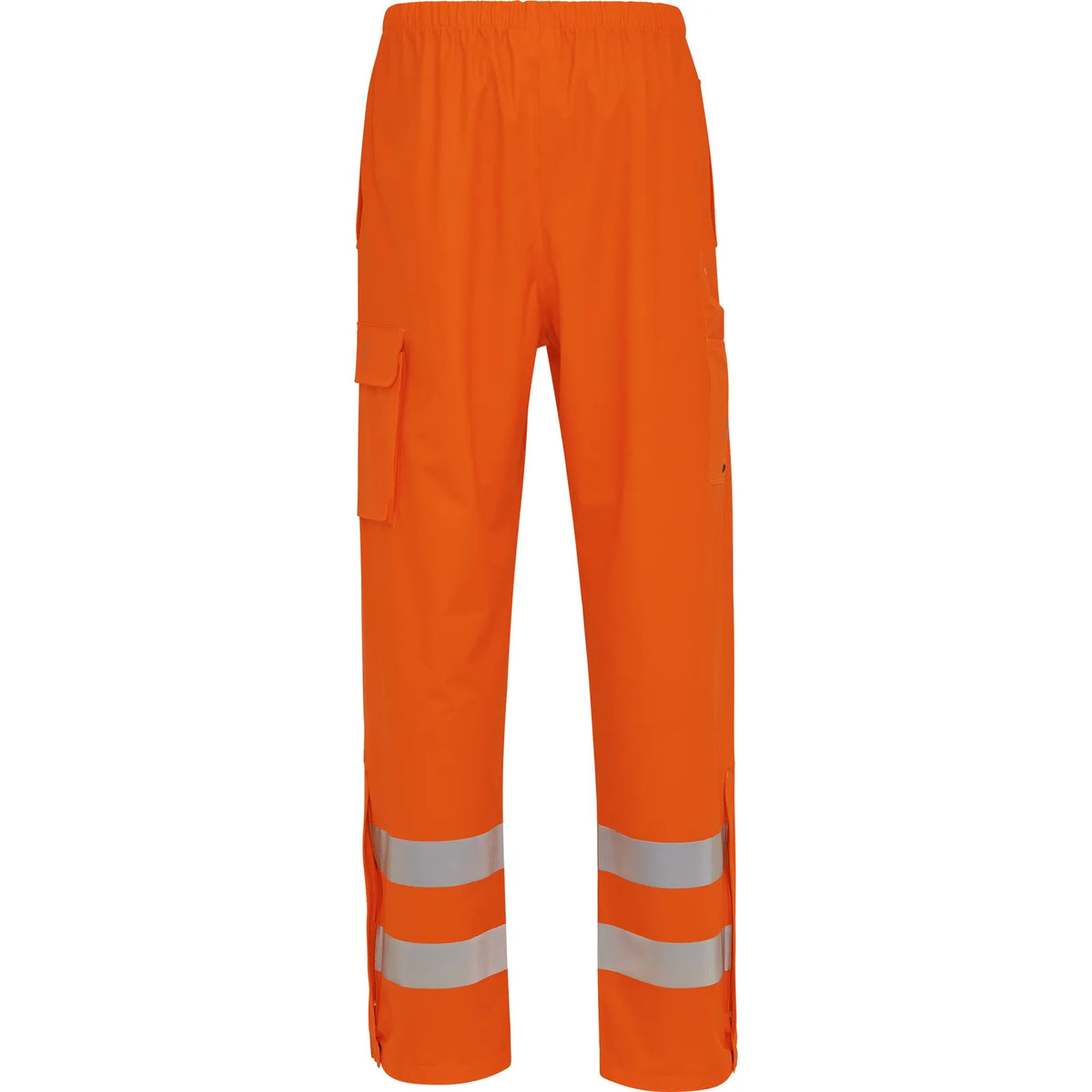 ELKA Rainwear - Securetech Multinorm visible PU Waist Trousers - Fluorescent Orange