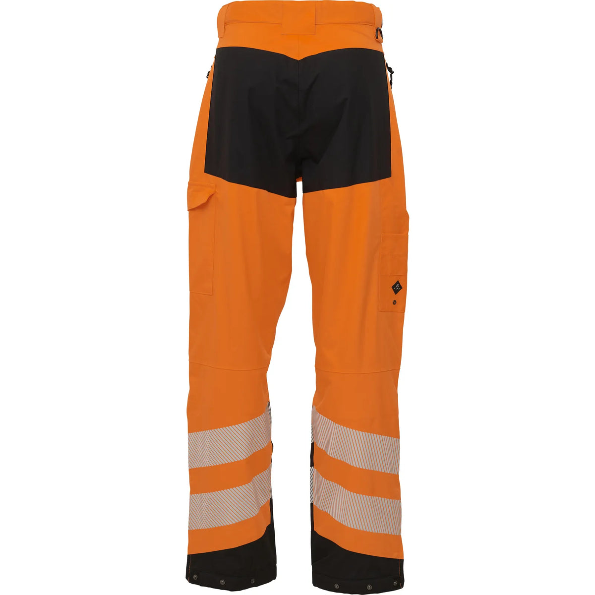 ELKA Rainwear - Visible Xtreme Stretch Waist Trousers - Fluorescent Orange/Black