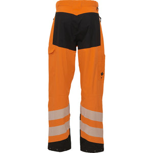 ELKA Rainwear - Visible Xtreme Stretch Waist Trousers - Fluorescent Orange/Black