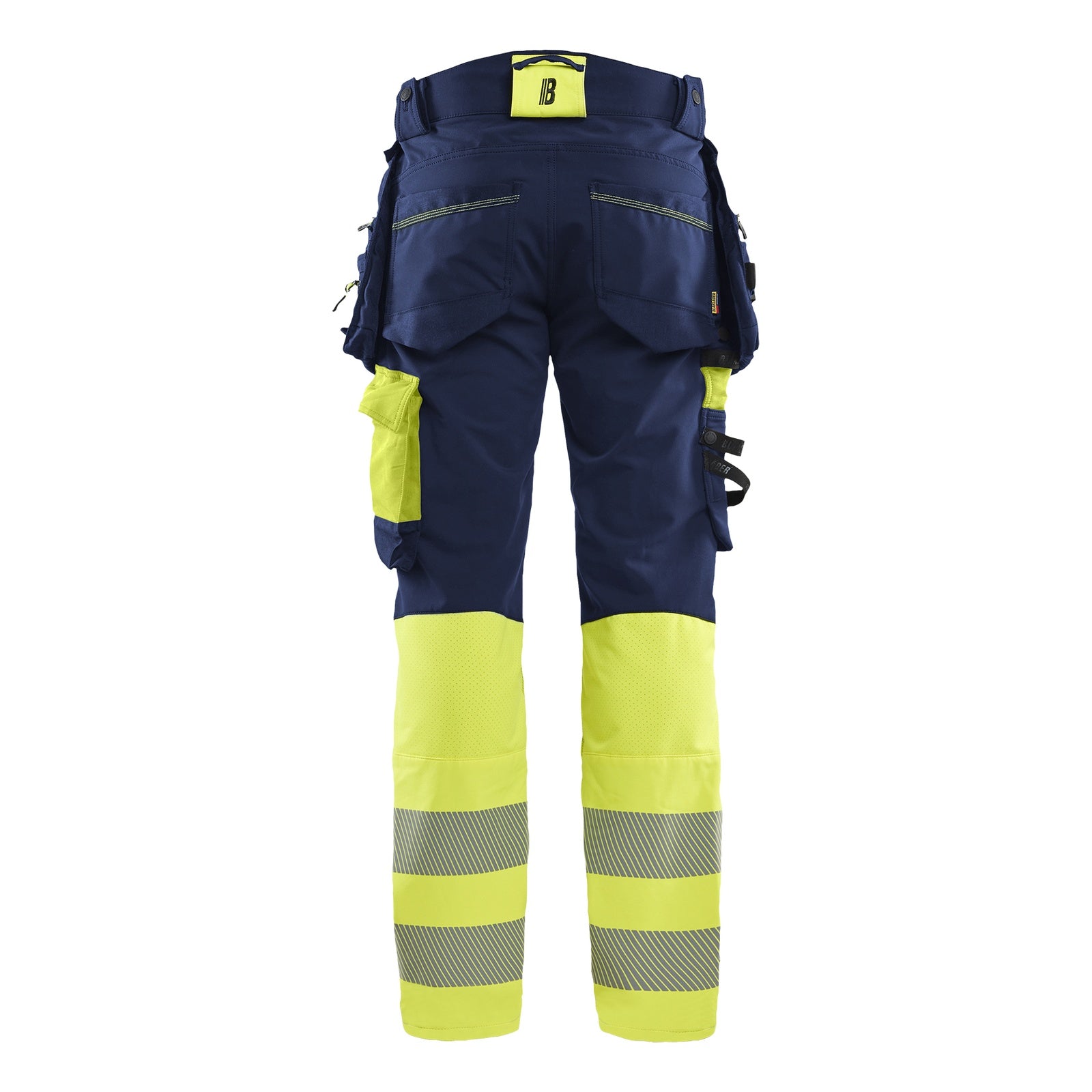 Blaklader BLAKLADER 11251648 Hi Vis Trousers 4 Way Stretch Hi Vis Reflective Work Trousers Men - Double Weave - 112516488933_2