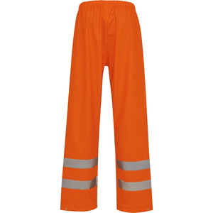 ELKA Rainwear - Dry Zone Visible Rain Trousers Hi-Vis with reflective stripes - Fluorescent Orange