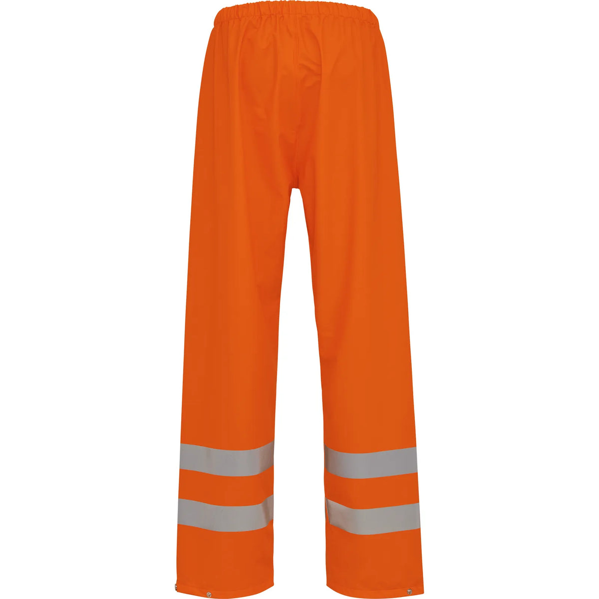 ELKA Rainwear - Dry Zone Visible Hi-Vis Rain Trousers with vertical reflective stripes - Fluorescent Orange