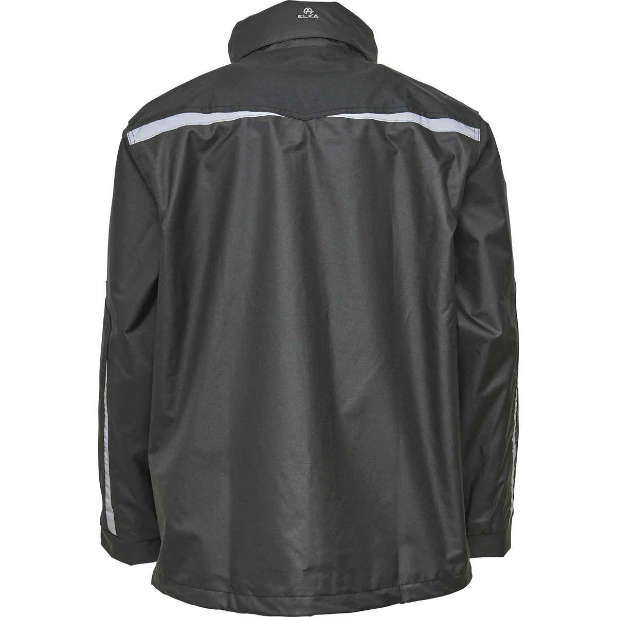 ELKA Rainwear - Working Xtreme Oxford rain jacket with reflective tape - Black