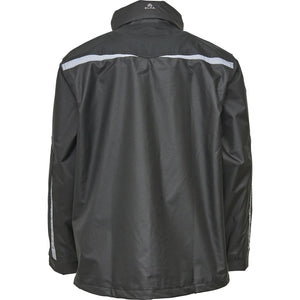 ELKA Rainwear - Working Xtreme Oxford rain jacket with reflective tape - Black