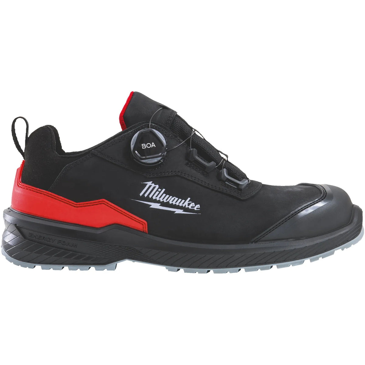Milwaukee FLEXTRED™ S3S Low-Cut BOA® Safety Shoes ESD B1L110133 - Black