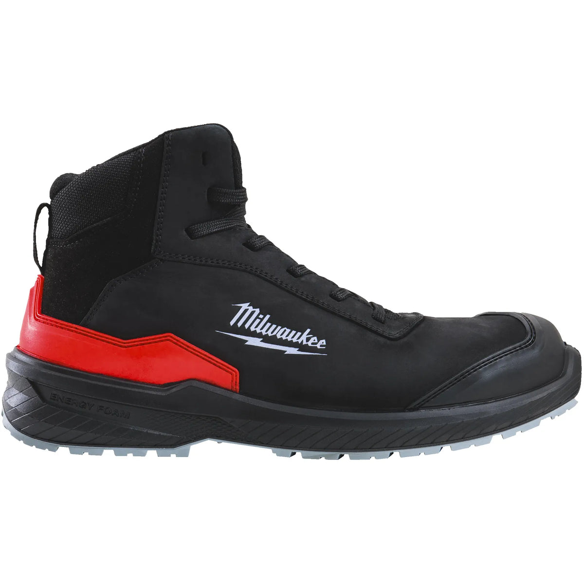 Milwaukee FLEXTRED™ S3S Mid-Cut Safety Shoes ESD 1M110133 - Black