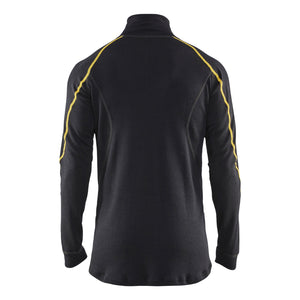 Blaklader 47961075 Flame resistant underwear top half zip, 68% merino wool - 479610759900_2