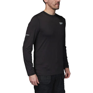 Milwaukee WORKSKIN™ Long-Sleeve Thermal Base Layer CWB LS - Black