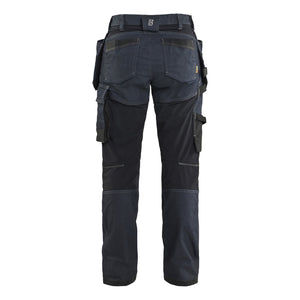 Blaklader BLAKLADER 71321141 | Women's Craftsman Trousers Stretch Work Trousers Women - Cordura Denim - 713211418999_2
