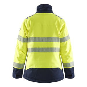 Blaklader BLAKLADER 49171534 Women's Multinorm winter jacket Hi Vis Reflective Work Jacket WOMEN - Flame Resistant - 491715343389_2