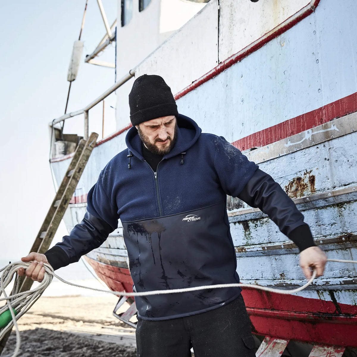 ELKA Rainwear - Fishing Xtreme Anorak Fleece - Navy