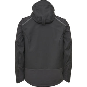 ELKA Rainwear - Working Xtreme Softshell Jacket with detachable sleeves - Black