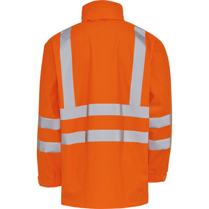 ELKA Rainwear - Securetech Multinorm visible Pu Jacket - Fluorescent Orange