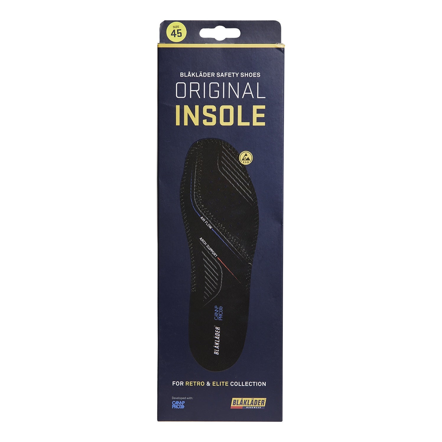 Blaklader BLAKLADER 24620000 ORIGINAL INSOLE RETRO & ELITE Work Shoe MEN - Fabric Construction - 246200009900_2