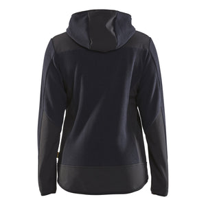 Blaklader BLAKLADER 59412536 Women's knitted jacket with softshell and hood Knitted Work Jacket WOMEN - Stretch - 594125368699_2