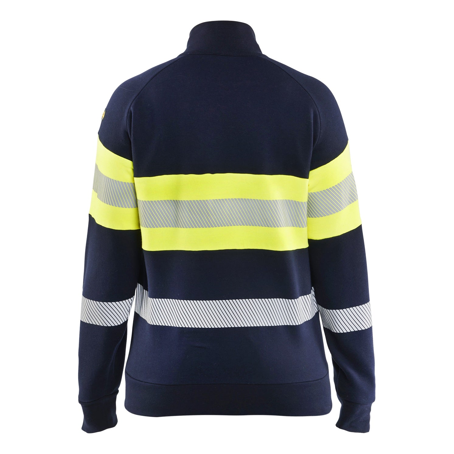 Blaklader BLAKLADER 34721762 WOMEN'S MULTINORM HI VIS SWEATSHIRT ZIP Hi Vis Reflective Full-zip Work Sweatshirt WOMEN - Flame Retardant - 347217628933_2