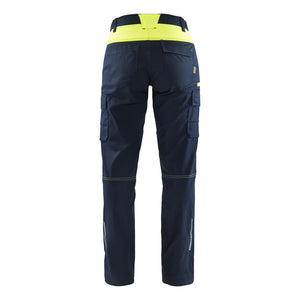 Blaklader BLAKLADER 71441832 Women's industry trousers stretch Hi Vis Reflective Work Trousers Women - twill fabric - 714418328633_2