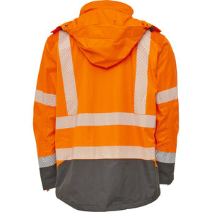 ELKA Rainwear - Visible Xtreme Stretch Jacket - Fluorescent Orange/Black
