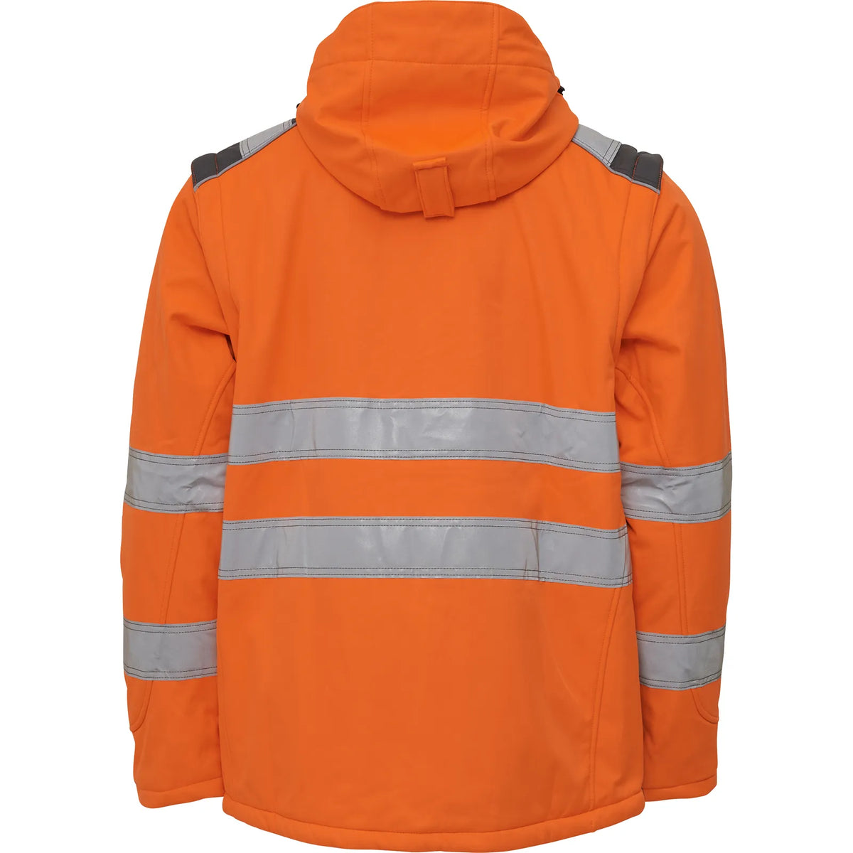 ELKA Rainwear - Visible Xtreme Winter Softshell jacket - Fluorescent Orange/Grey