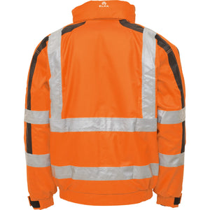 ELKA Rainwear - Visible Xtreme 2-In-1 winter bomberjacket - Fluorescent Orange/Black