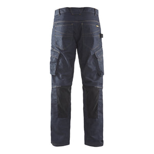 Blaklader BLAKLADER 14971141 | Service Trousers Denim Stretch Work Trousers Men - Cordura Denim - 149711418999_2