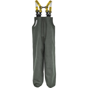ELKA Rainwear - ELKA PRO Bib & brace w/ pockets for knee pads - Olive