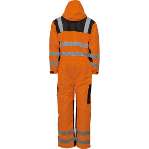 ELKA Rainwear - Visible Xtreme Winter Thermal Coverall - Fluorescent Orange/Black