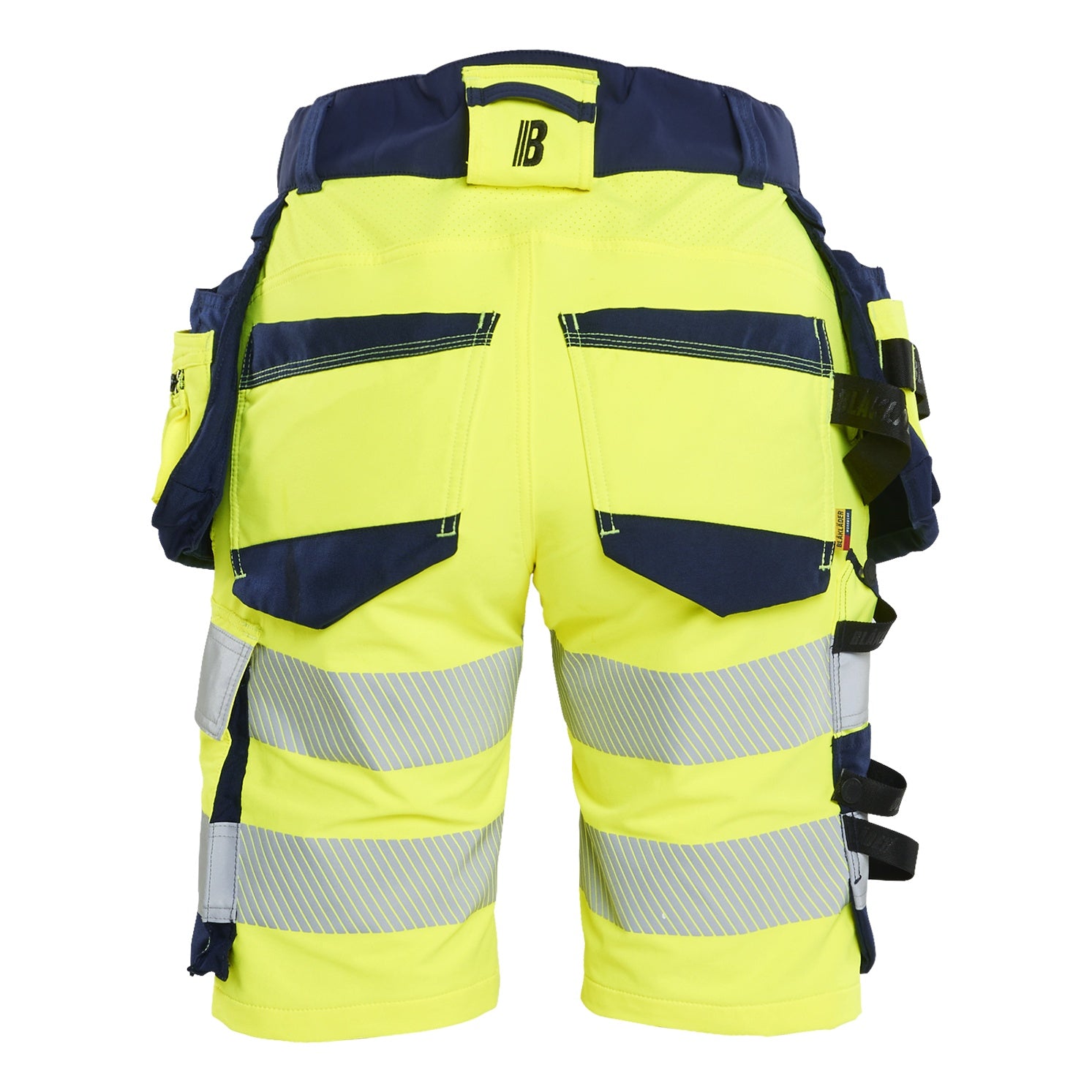 Blaklader BLAKLADER 70201648 | Women's Hi Vis shorts 4 way stretch Hi Vis Reflective Work Shorts Women - Double Weave - 702016483389_2