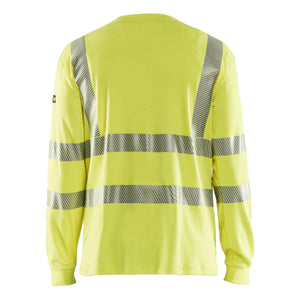 Blaklader BLAKLADER 34811761 Multinorm long sleeved t shirt Hi Vis Reflective Long Sleeve Work T-Shirt MEN - Flame Retardant - 348117613300_2