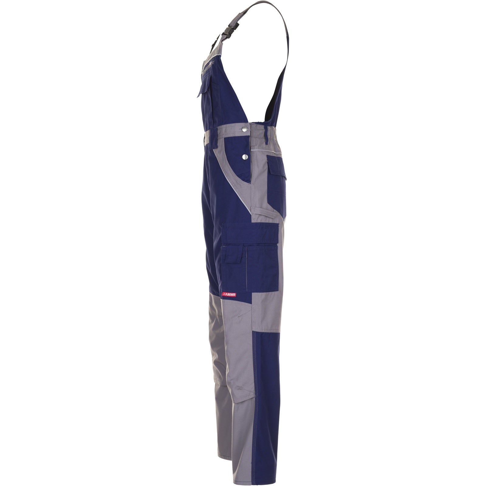 Planam Plaline Dungarees navy/zinc - Model view 4
