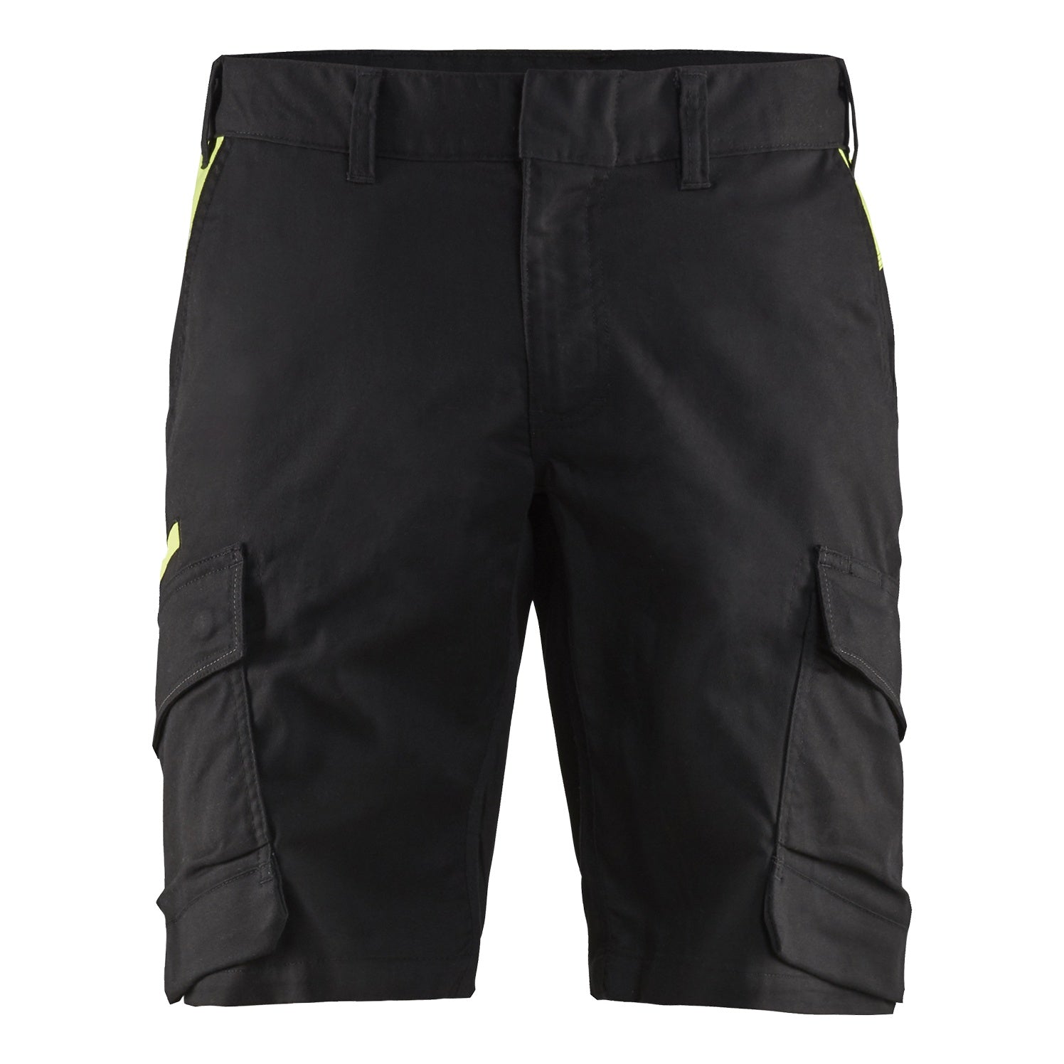 Blaklader BLAKLADER 14461832 Industry shorts stretch Hi Vis Reflective Work Shorts Men - twill fabric - 144618329933