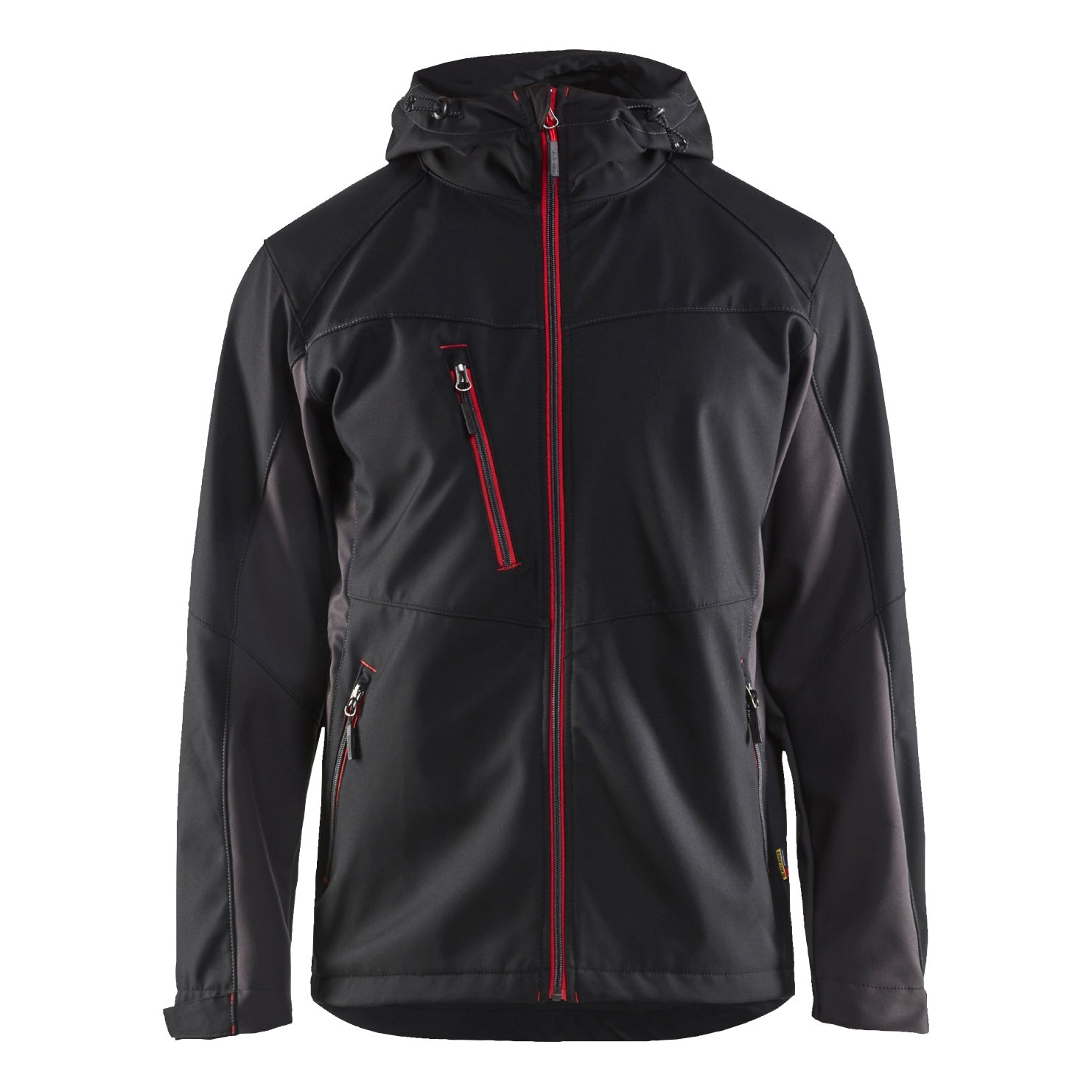 Blaklader BLAKLADER 47532516 Softshell Jacket with Hood Softshell Work Jacket MEN - Water Repellent - 475325169956
