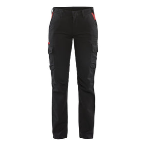 Blaklader BLAKLADER 71441832 Women's industry trousers stretch Hi Vis Reflective Work Trousers Women - twill fabric - 714418329956