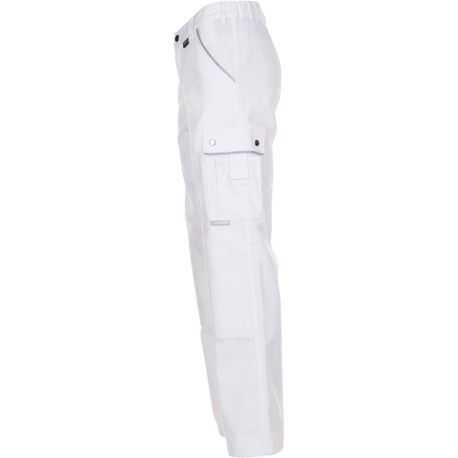 Planam Canvas 320 Trousers pure white/pure white - Model view 4