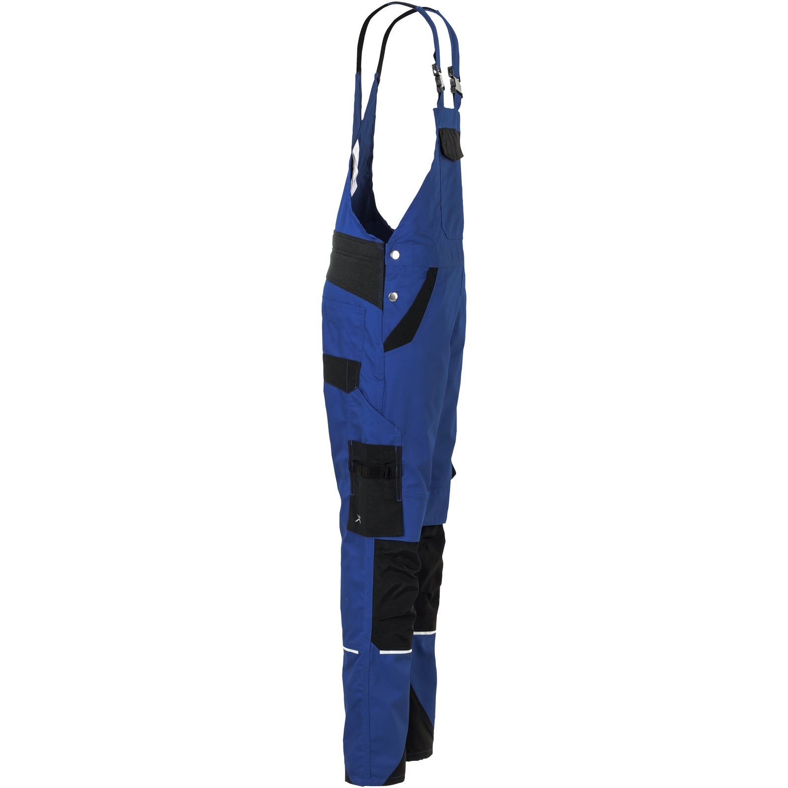 Planam Norit Women's dungarees royal blue/black - Model view 3