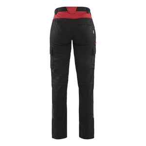 Blaklader BLAKLADER 71441832 Women's industry trousers stretch Hi Vis Reflective Work Trousers Women - twill fabric - 714418329956_2