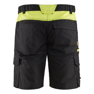 Blaklader BLAKLADER 14461832 Industry shorts stretch Hi Vis Reflective Work Shorts Men - twill fabric - 144618329933_2