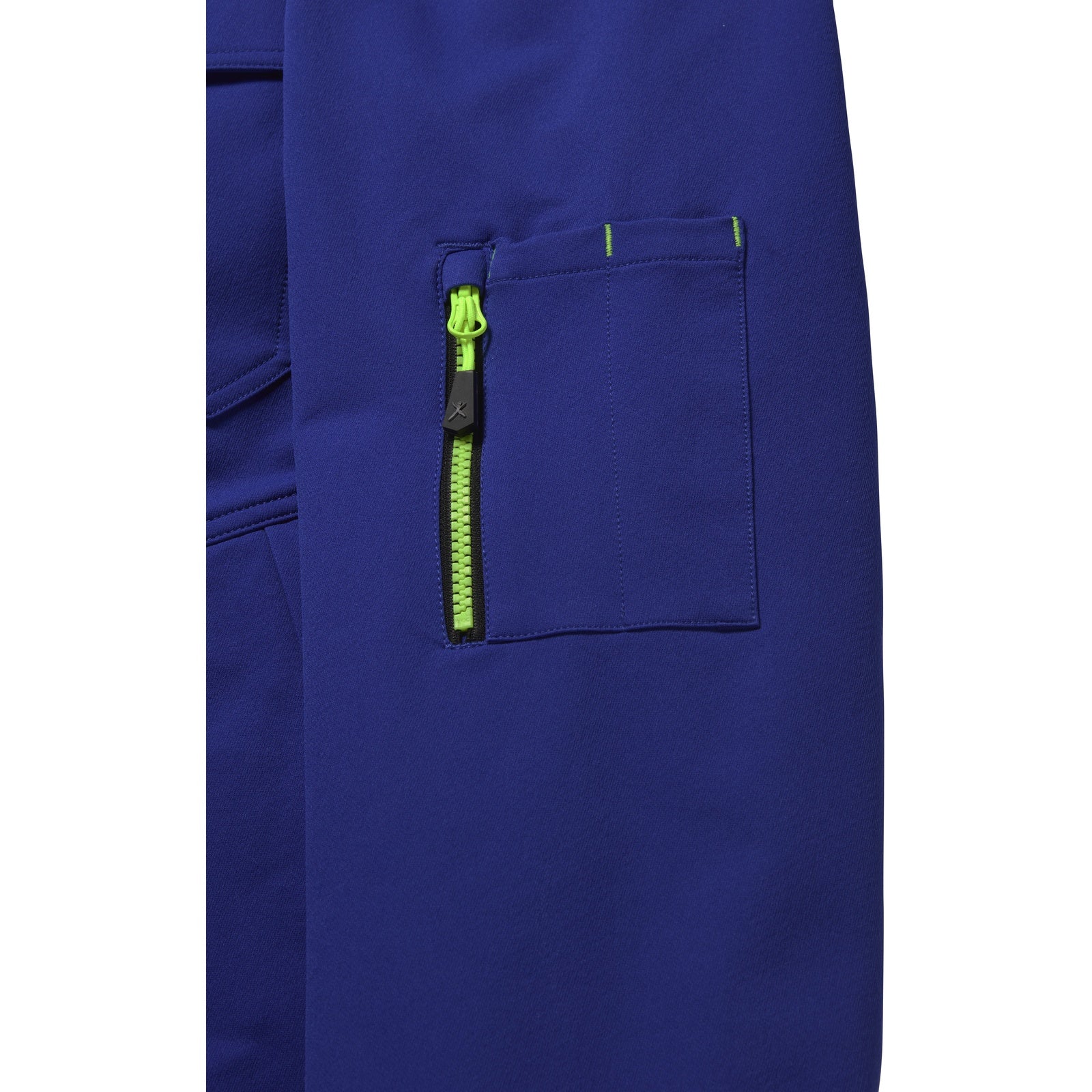 Planam rECOline Blouson royal blue/black - You can securely store your things in the sleeve pocket with zip closure.