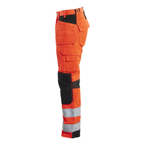 Blaklader BLAKLADER 15651811 | Ventilated Hi Vis trousers Hi Vis Reflective Work Trousers Men - Mesh Panels - 156518115599_CL