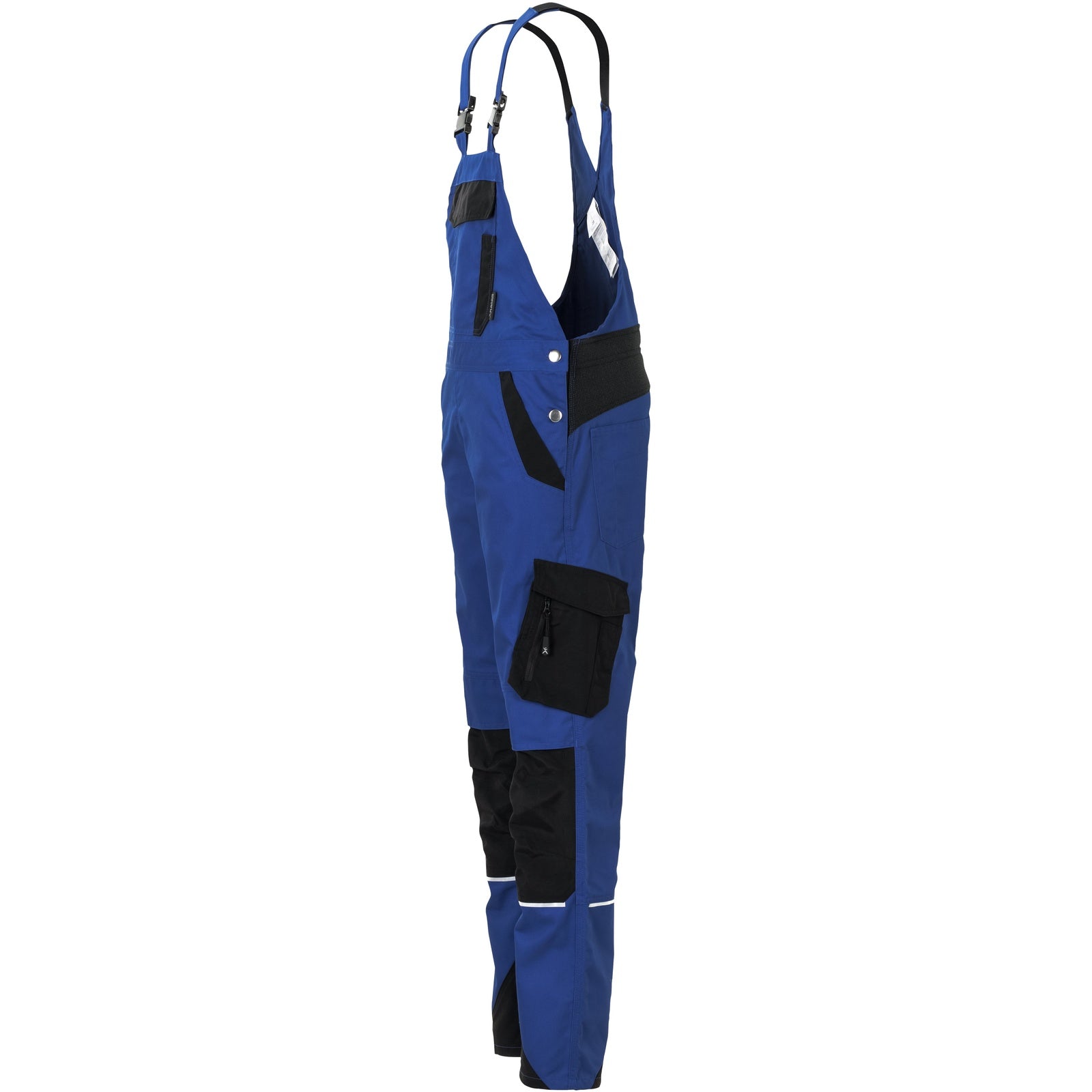 Planam Norit Women's dungarees royal blue/black - Model view 4