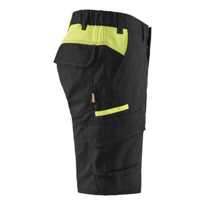 Blaklader BLAKLADER 14461832 Industry shorts stretch Hi Vis Reflective Work Shorts Men - twill fabric - 144618329933_CR